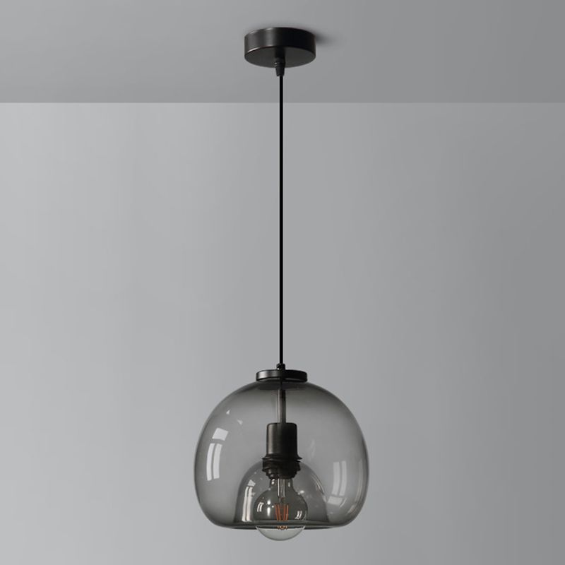 Modern Style Spherical Shape Pendant Lighting Glass Pendant Light for Bedroom