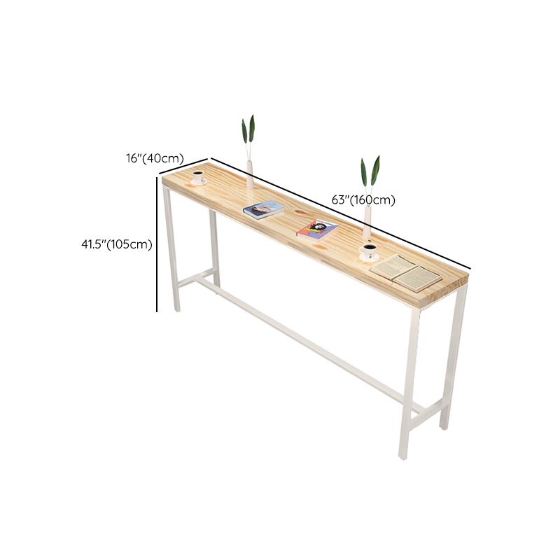 Industrial Rectangle Wood Counter Table 1/2/5 Pieces Bar Table Set for Living Room
