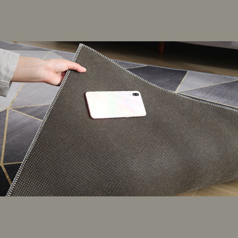 Creative Animal Print Rug Multi-Color Round Carpet Polyester Stain Resistant Area Carpet for Living Room