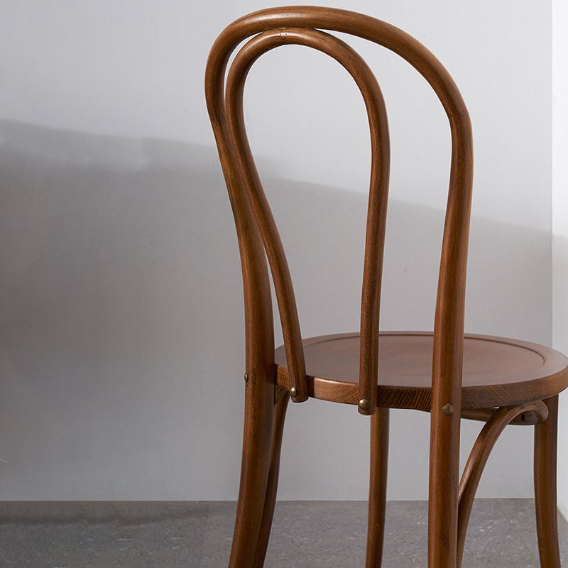 Solid Wood Side Chair Modern Windsor Indoor Dining Chair for Home