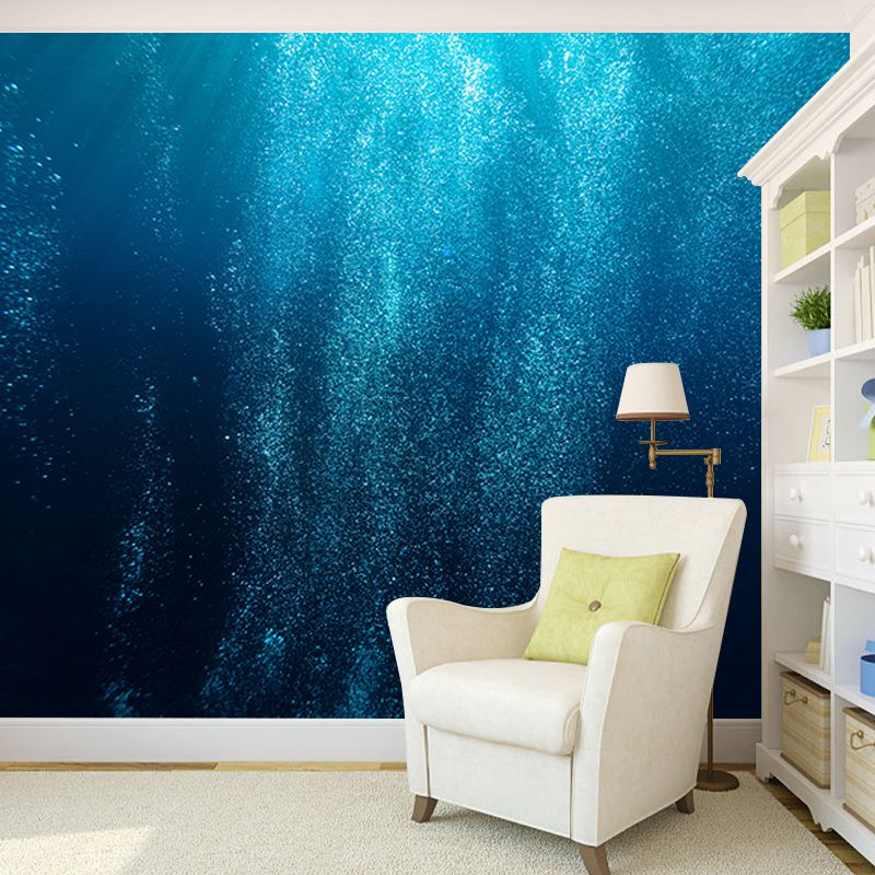 Modern Style Wall Mural Wallpaper Underwater World Bedroom Wall Mural