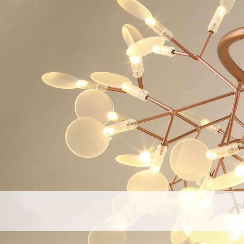 Moderni apparecchi per illuminazione a lampadario spray kit a sospensione acrilica