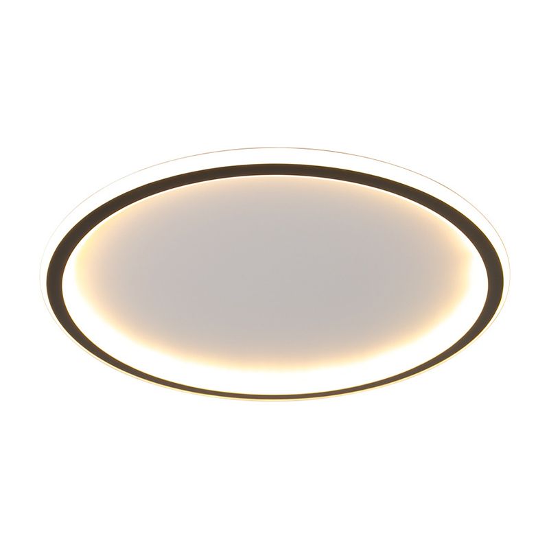 Circle Aluminum Ceiling Mounted Fixture Nordic LED Close to Ceiling Lamp