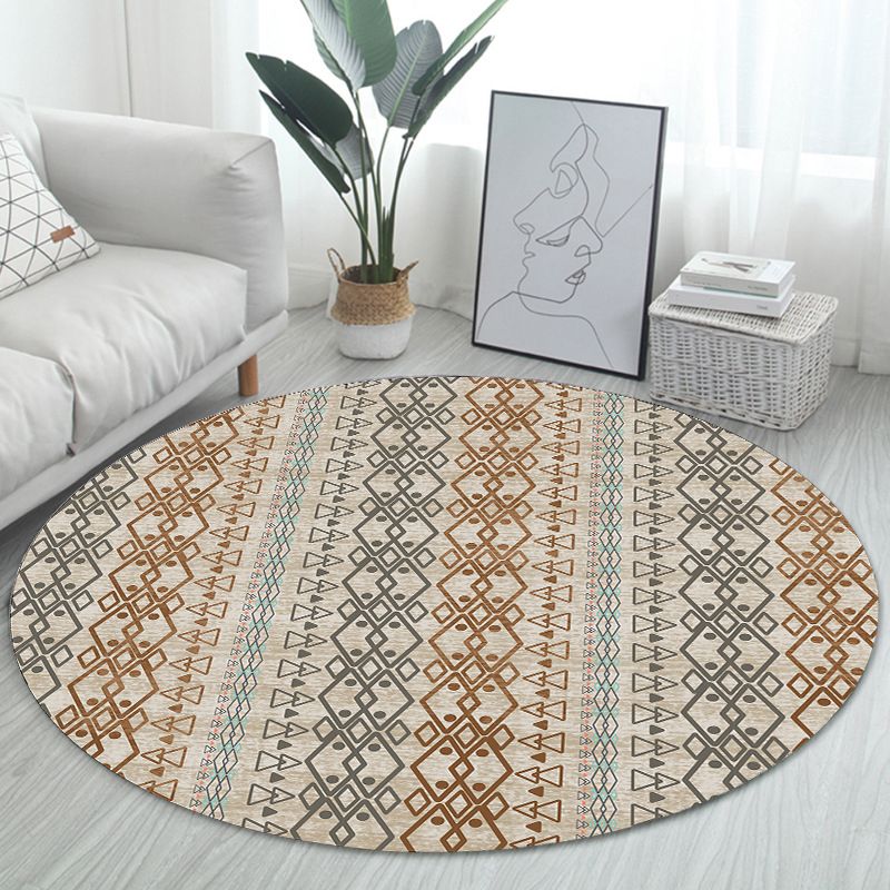 Unieke Boheemse vloerkleed multi-kleuren naadloos patroon tapijt wasbaar anti-slip huisdiervriendelijk gebied tapijt voor kamerdecoratie