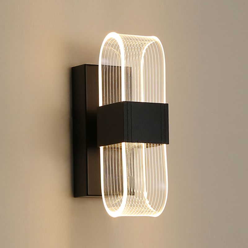 Modern Style Metal LED Wall Light Fixture Creative Wall Light Sconce for Bedroom