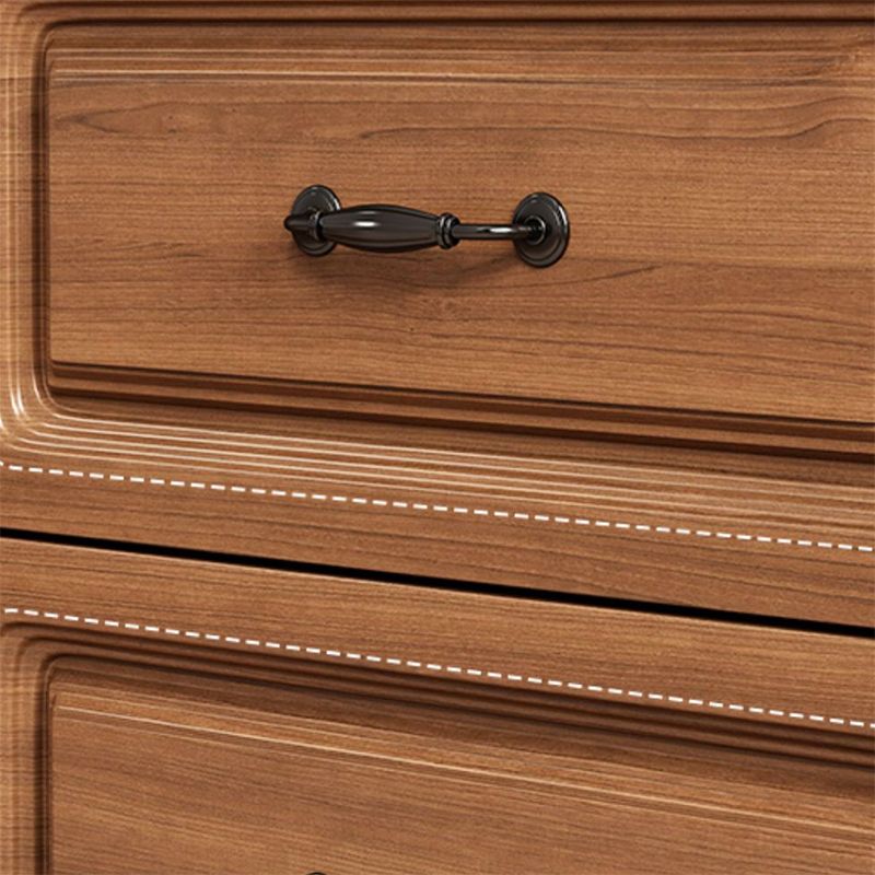 Wood Accent Cabinet with Drawers 14.96" Wide Modern Standard Side Cabinet
