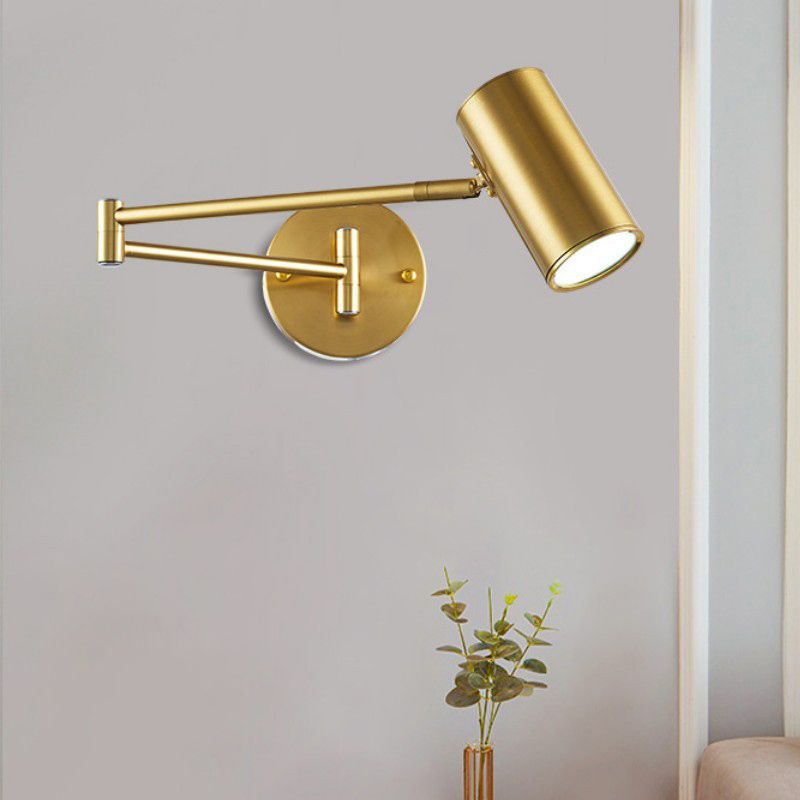 Swing Arm Wall Mounted Lamp Postmoderne eenvoud Acrylwand SCONCE voor woonkamer