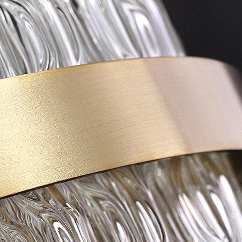 Moderner Stil Ring Kronleuchter Kristall Multi -Lichter Kronleuchter für Wohnzimmer
