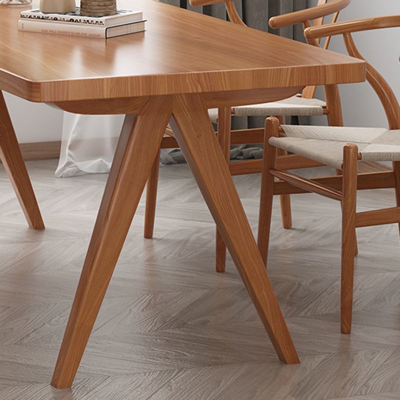 Modern 1/4/5/7 Pieces Dining Set Rectangle Pine Wood Dining Table for Living Room