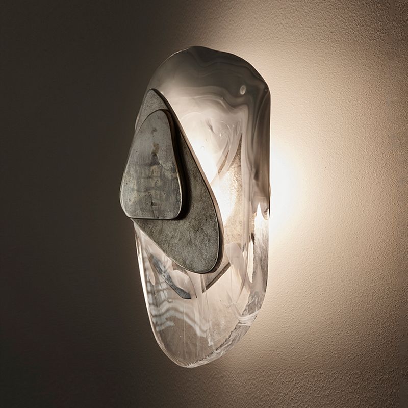 Einzigartiger Schatten 1-Licht-Wandleuchter moderner Kristallwandmontageleuchte