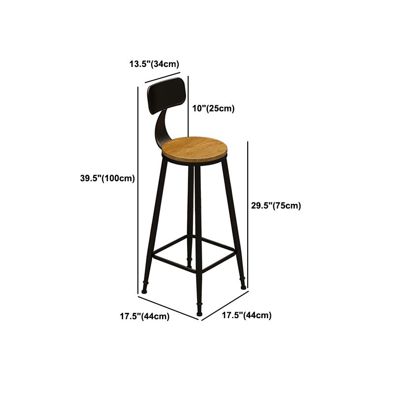 Industrial 1/611 Pieces Bar Table Set Rectangle Pine Wood Counter Table with High Stools