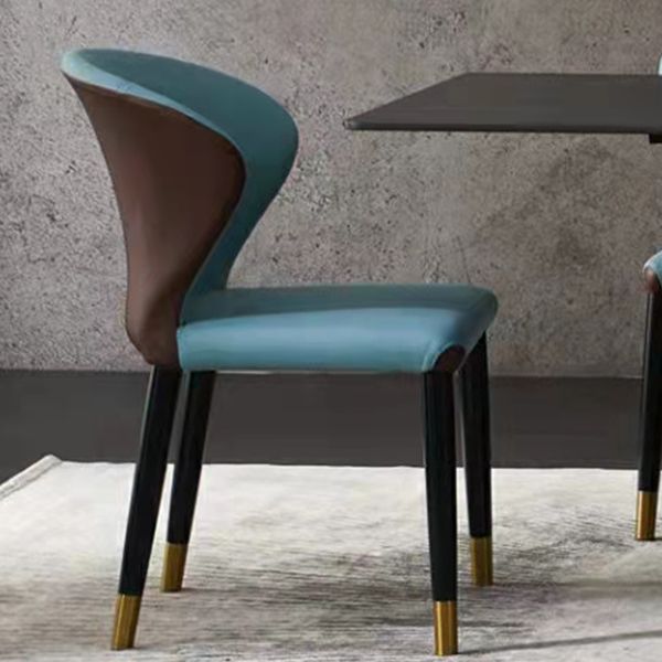 Modern Dining Set 1/4/5/7 Pcs Black Rectangle Dining Table with Upholstered Chairs