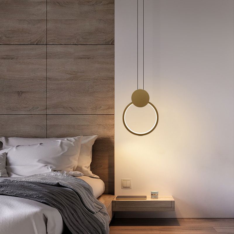 Simplicity Linear Hanging Light Kit Aluminum 1-Light Ceiling Light for Dining Room