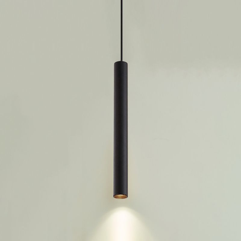 Lumière suspendue en métal avec un éclairage de pendentif de simplicité en acrylique pour la chambre