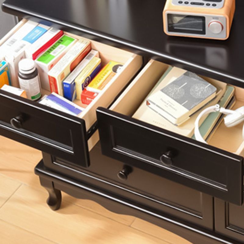 Nautical Solid Wood Storage Chest Bedroom Chest with Drawers