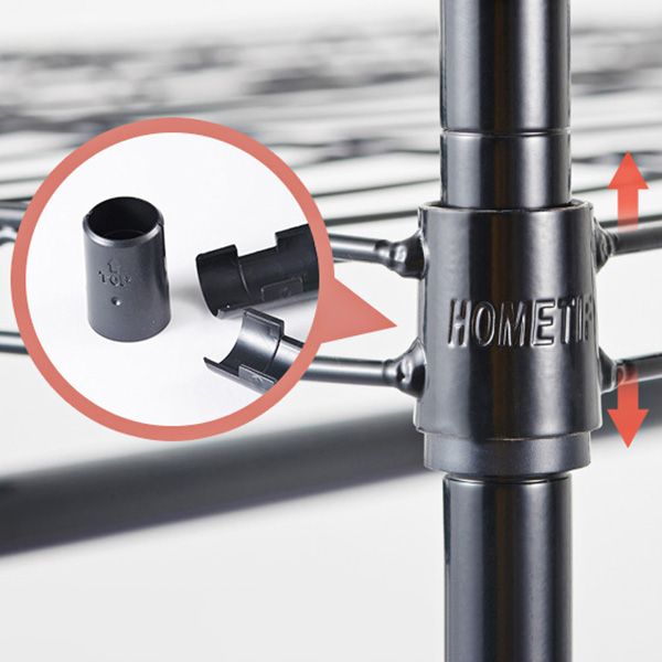 Contemporary Style Wardrobe Metal 1-Door Wardrobe Closet for Bedroom