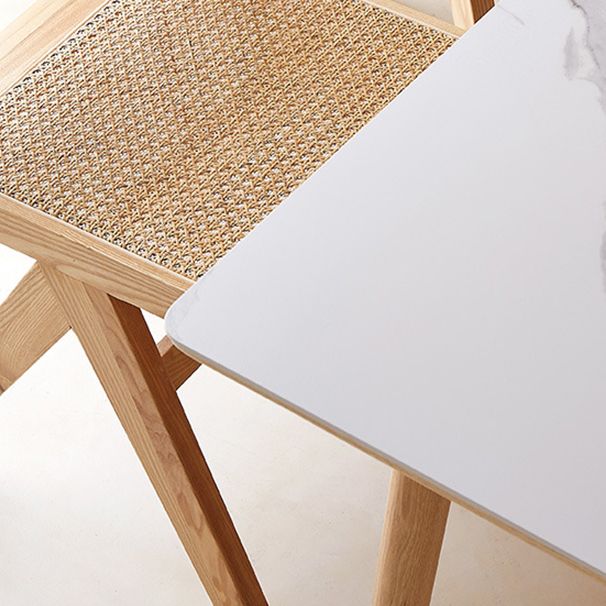 1/2/3/5 Pieces Designer Style Dining Table Set Sintered Stone Top Dinette Table Set