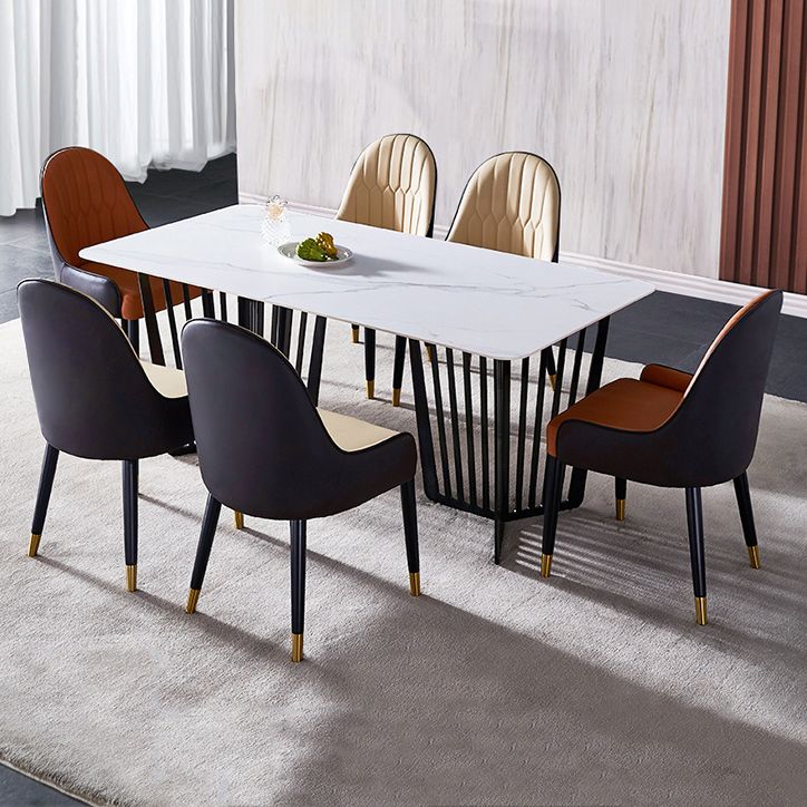Silla de comedor de madera de estilo escandinavo, silla Parsons sin brazos (juego de 2)