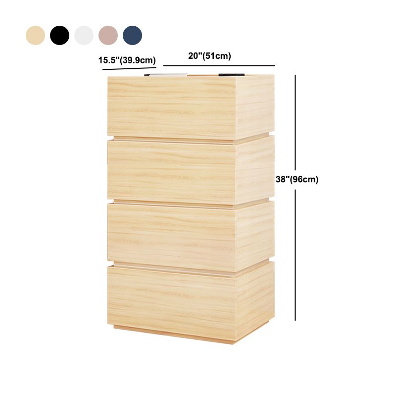 Contemporary 21" Rectangle Accent Chest, Wooden Chest with Drawers