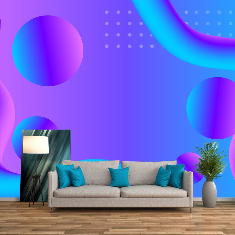 Illustration Environment Friendly Mural Wallpaper Abstract Style Living Room Wall Mural