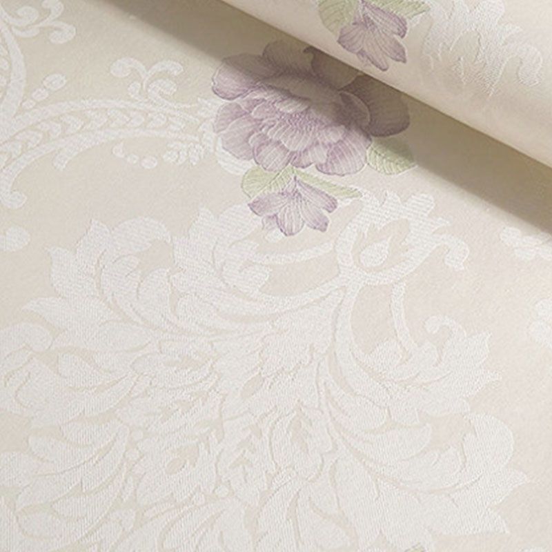 Living Room Wall Decor with Soft Color 3D Rose, 31 ft. x 20.5 in, Non-Pasted