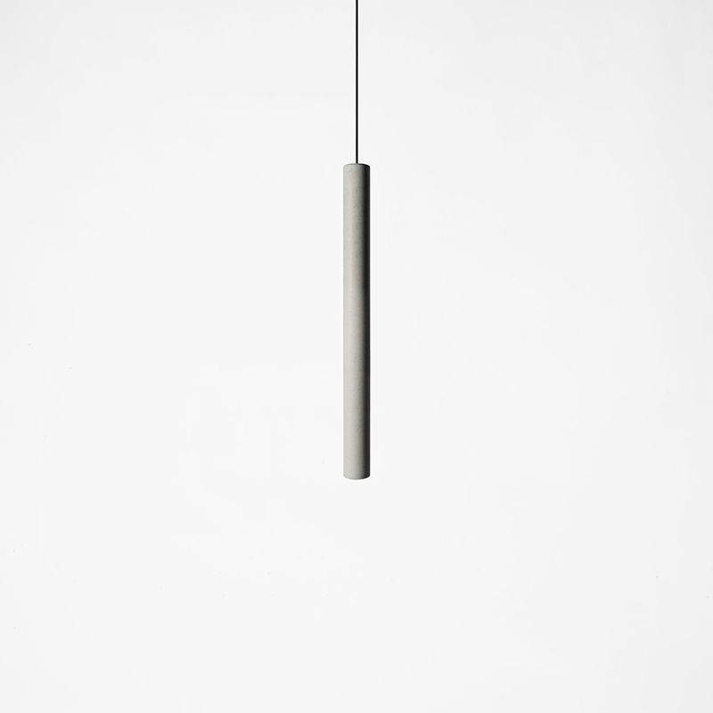Modern Hanging Light Cement Shade Pendent Lighting Fixture for Sitting Room