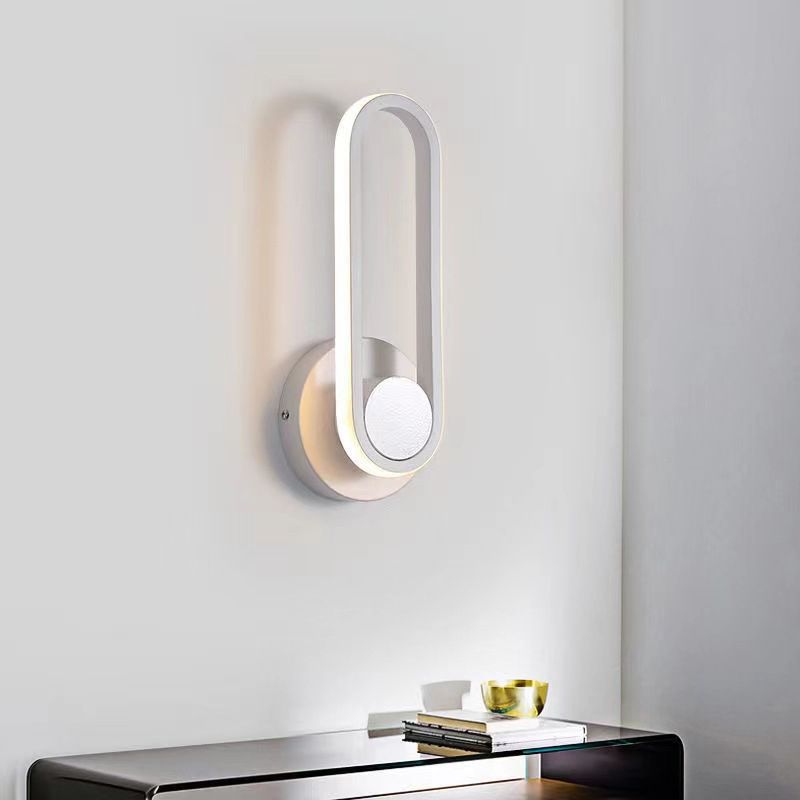 Einstellbare 1-Licht-geometrische Wandleuchter moderner Metallwandmontageleuchte