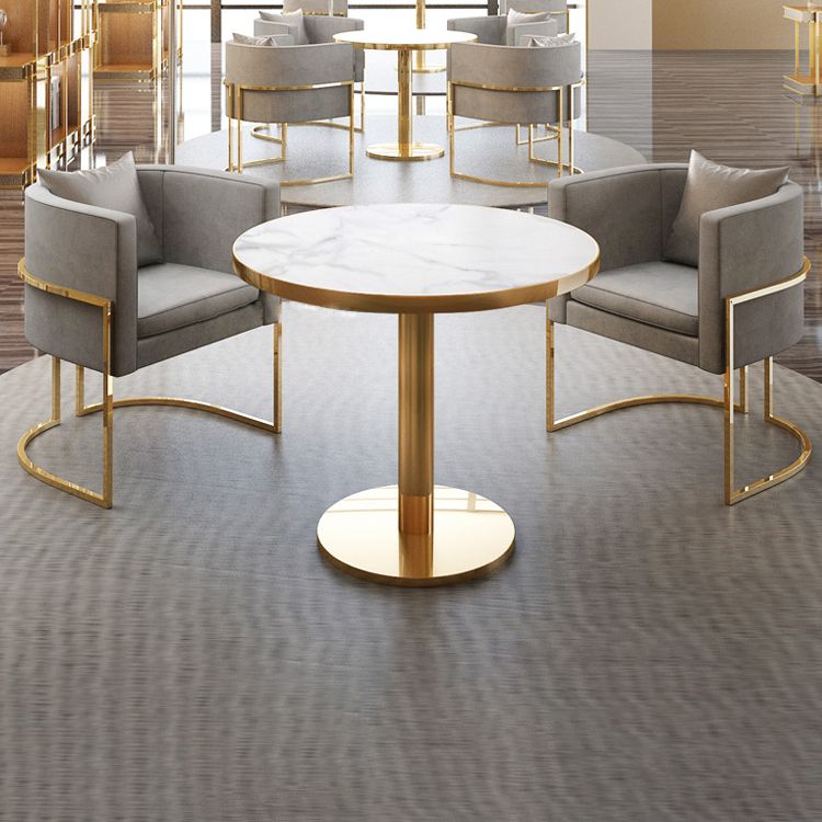 Glam 1/2/3/5 Pieces Dining Set Sintered Stone Dining Table Set for Dining Areas