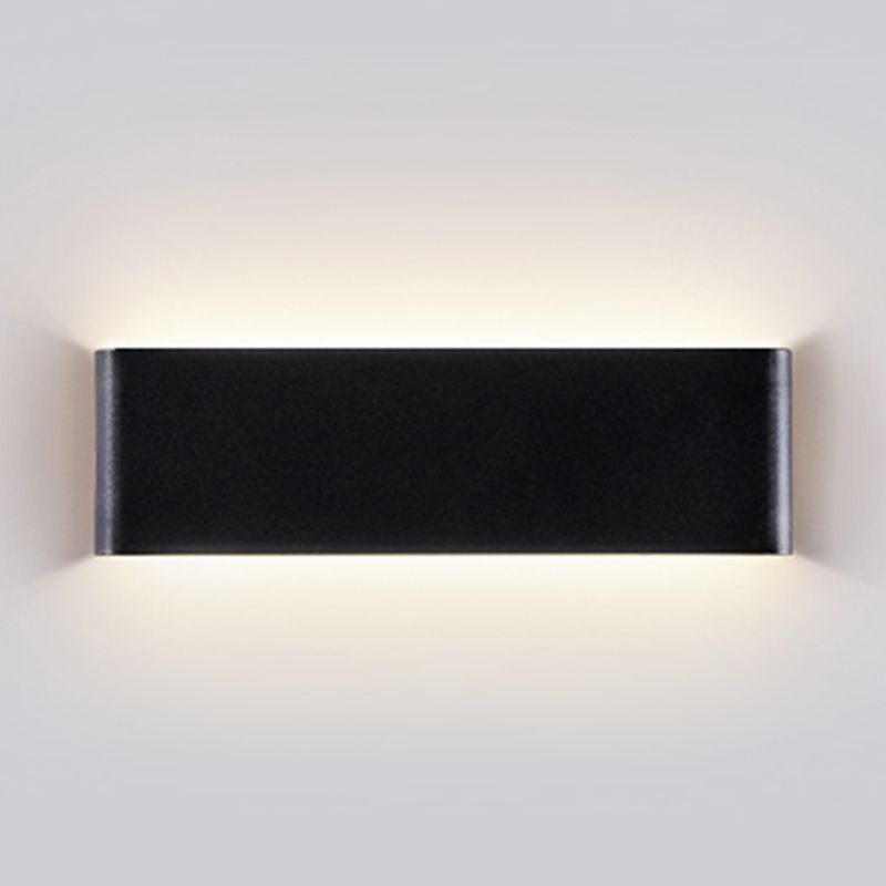 Metal Square Wall Lighting Modern 1 Light Wall Mounted Light Fixture