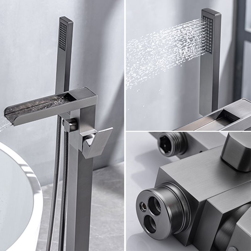 Modern Style Freestanding Faucet Floor Mounted Bathroom Faucet