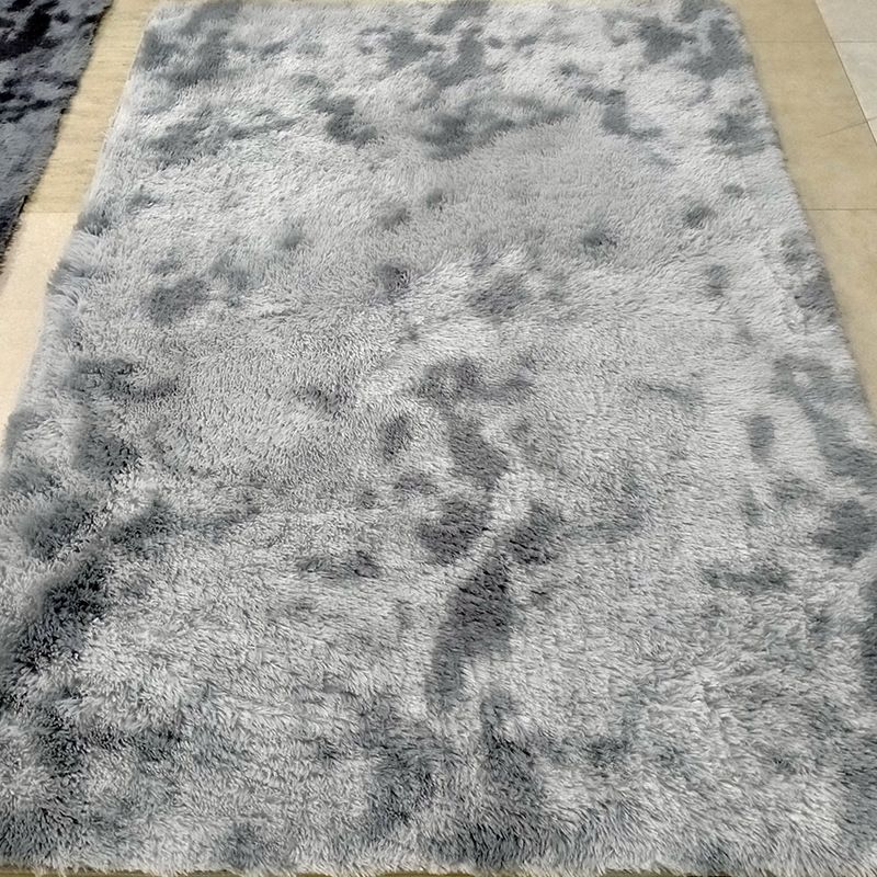 Modern Tie Dye Printed Carpet Polyester Shag Area Rug Stain Resistant Indoor Carpet for Living Room