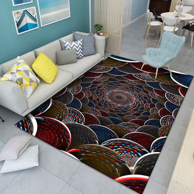 Goud modern tapijten polyester grafisch vloerkleed niet-slip achterste tapijt voor woningdecoratie