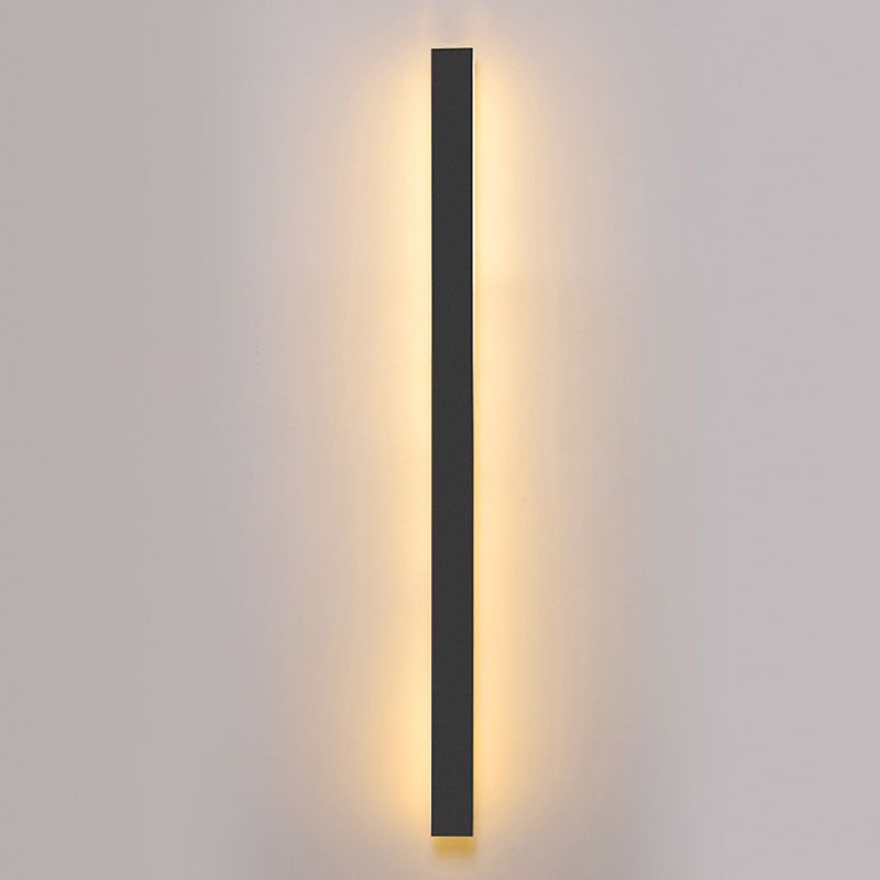 Luz de la plataforma lineal contemporánea Metal 1 Luz Led Mural Luz Montada Luz