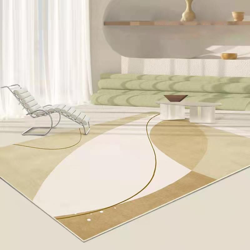 Tapis de couleur de couleur marron clair