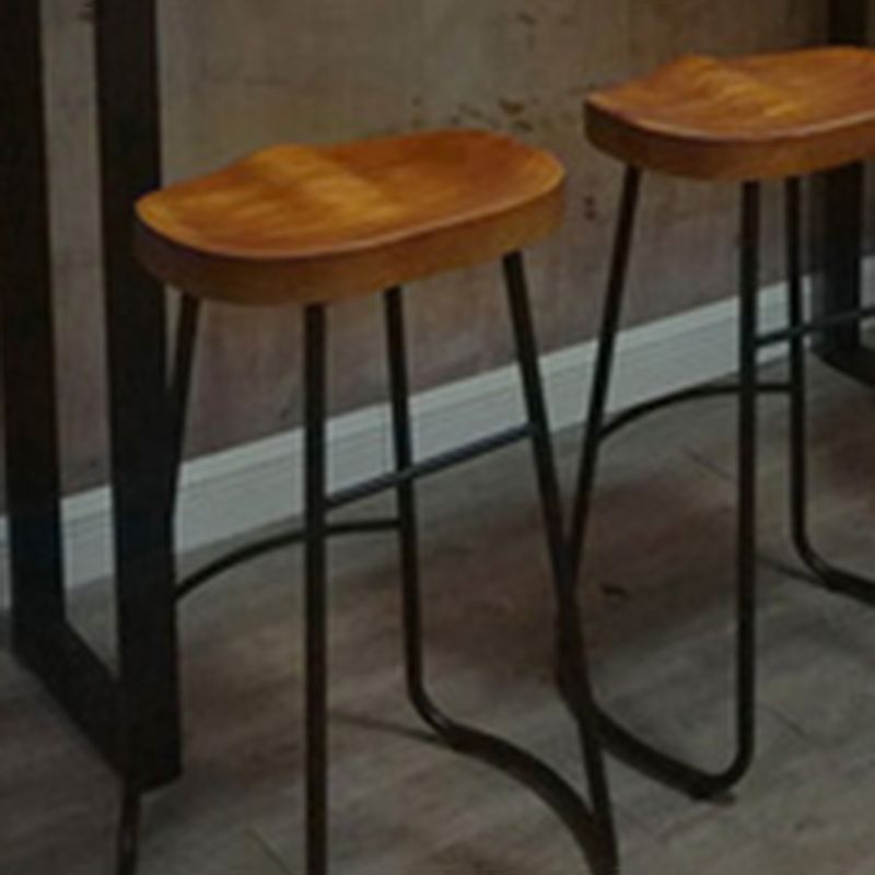 Industrial Style Solid Wood Pub Dining Set 1/2/4/6 Pcs Rectangular Pub Set for Home