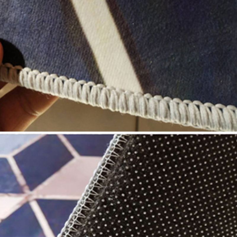 Mehrfarbiger, trendiger, zeitgenössischer Teppich für den Innenbereich, Individualität, grafisches Design, waschbarer Teppich aus Polyester für die Inneneinrichtung