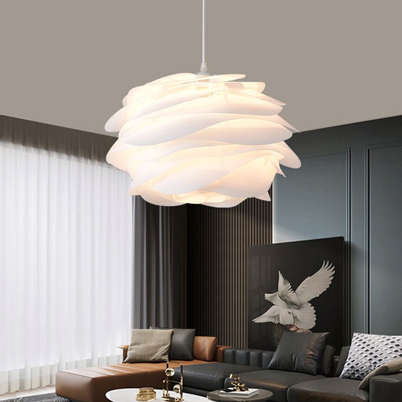 Floral Shape Pendante Light Aymat Minimaliste 1 lampe à chute de la lumière pour chambre à coucher
