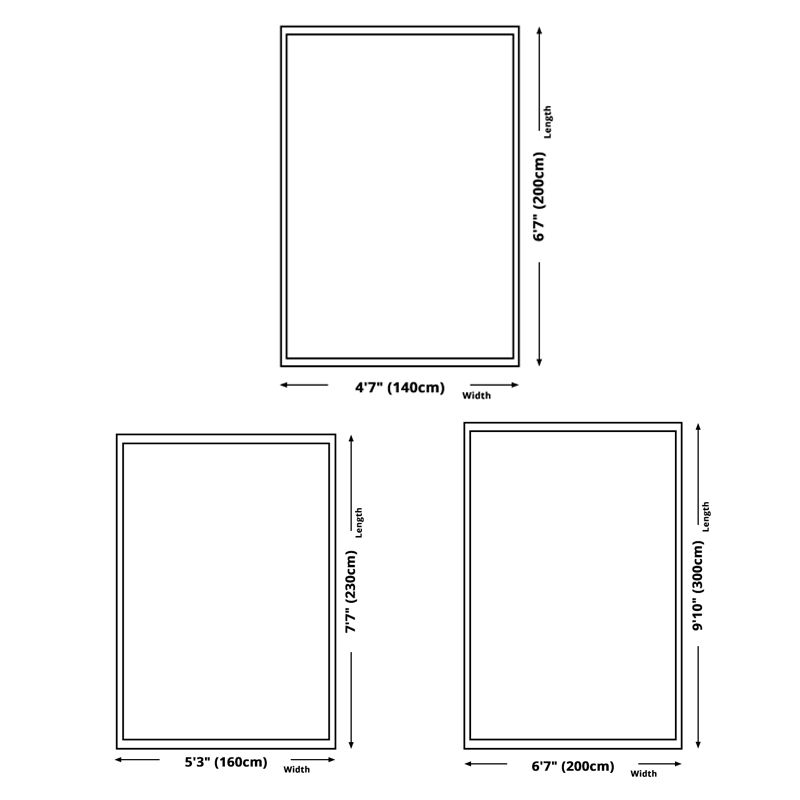 Beige Modern Area Carpet Polyester Tribal Pattern Rug Non-Slip Area Rug for Home Decor