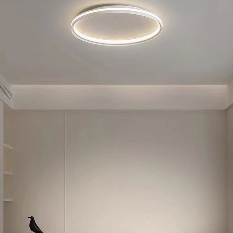 LED White Ceiling Light Contemporary Acrylic Flush Mount Lighting for Room