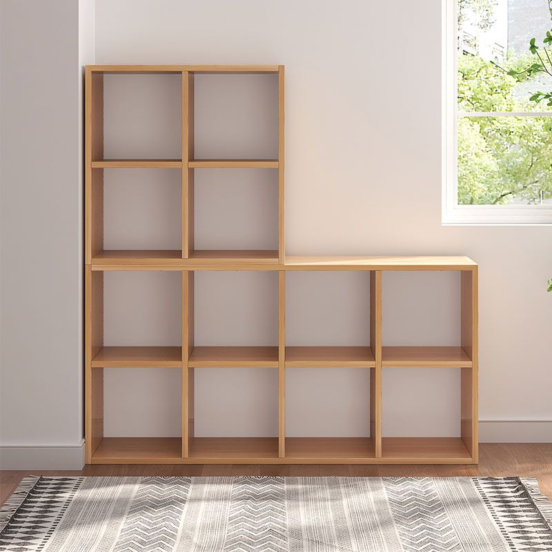 Modern Standard  Bookcase Engineered Wood Open Back Bookshelf