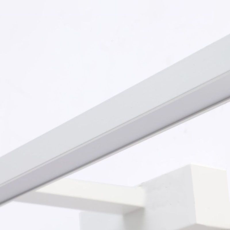Modern Simplicity LED Wall Light Linear Shape Mirror Wall Lamp in White