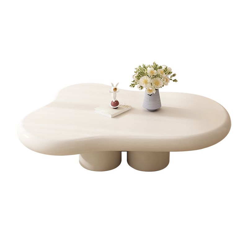 Modern Wood Coffee Cocktail Table 4 Legs Coffee or End Table White