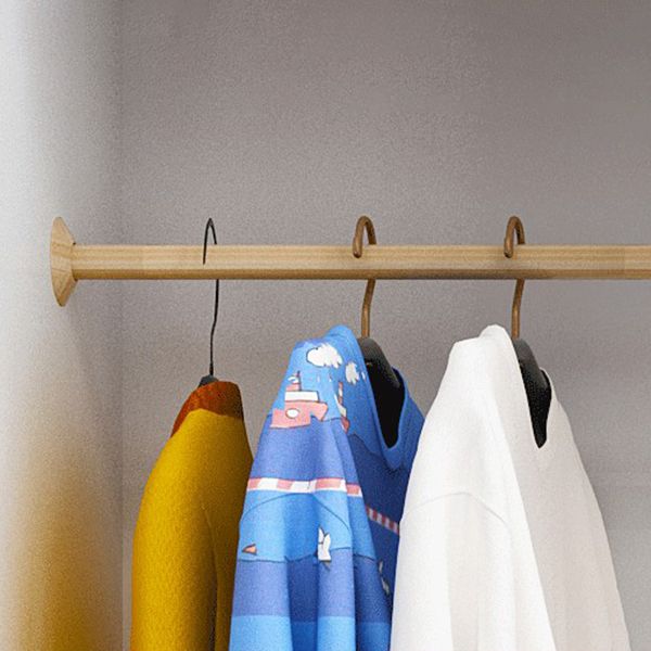 Modern White Wardrobe for Home Engineered Wood Cabinet with Hinged Doors