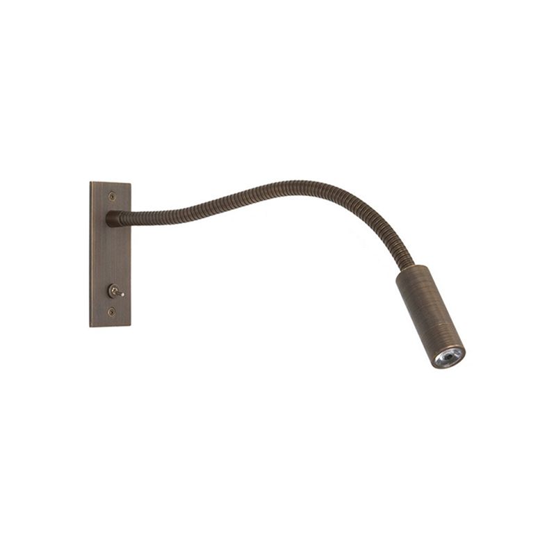 Modern Simple Metal Wall Light Cylinder Shape Adjustable LED Wall Lamp for Bedroom