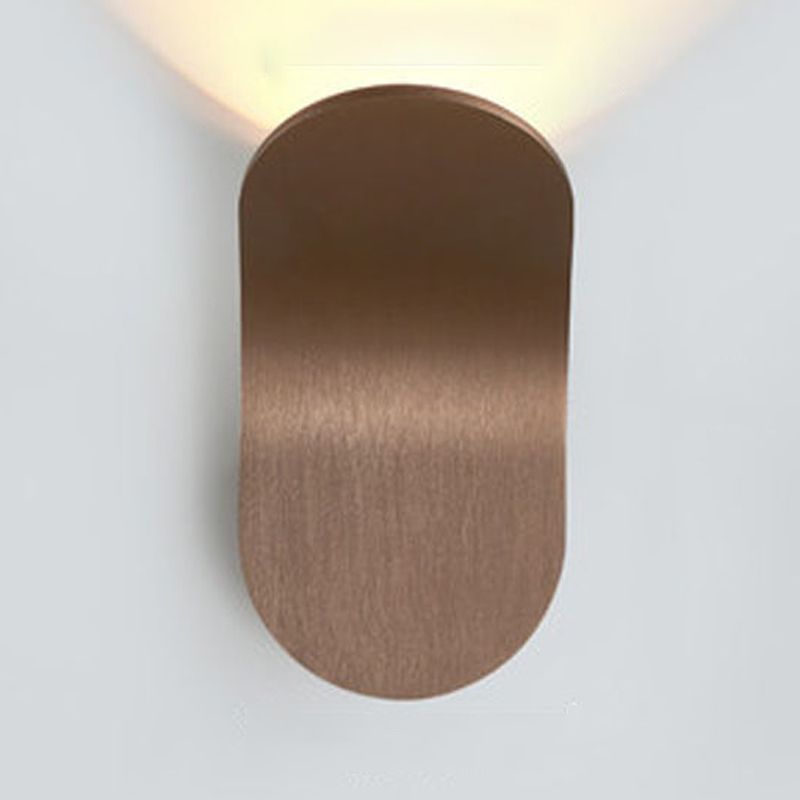 Modern Style Unique Shape Wall Sconce Metal 1 Light Sconce Light for Living Room