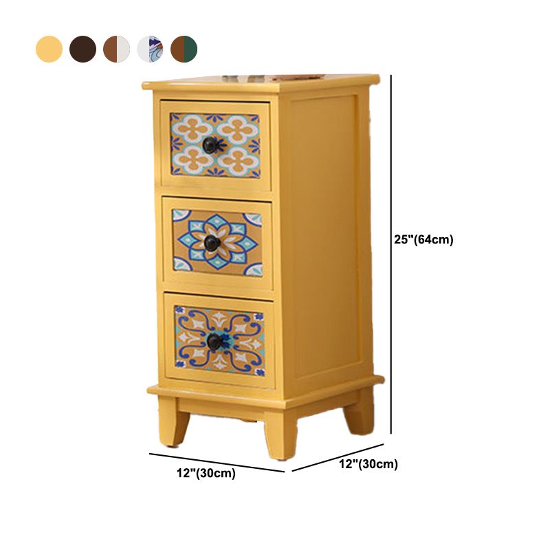 Mid-Century Modern Accent Chest 11.81" Wide Rectangle Standard Chest with Drawers