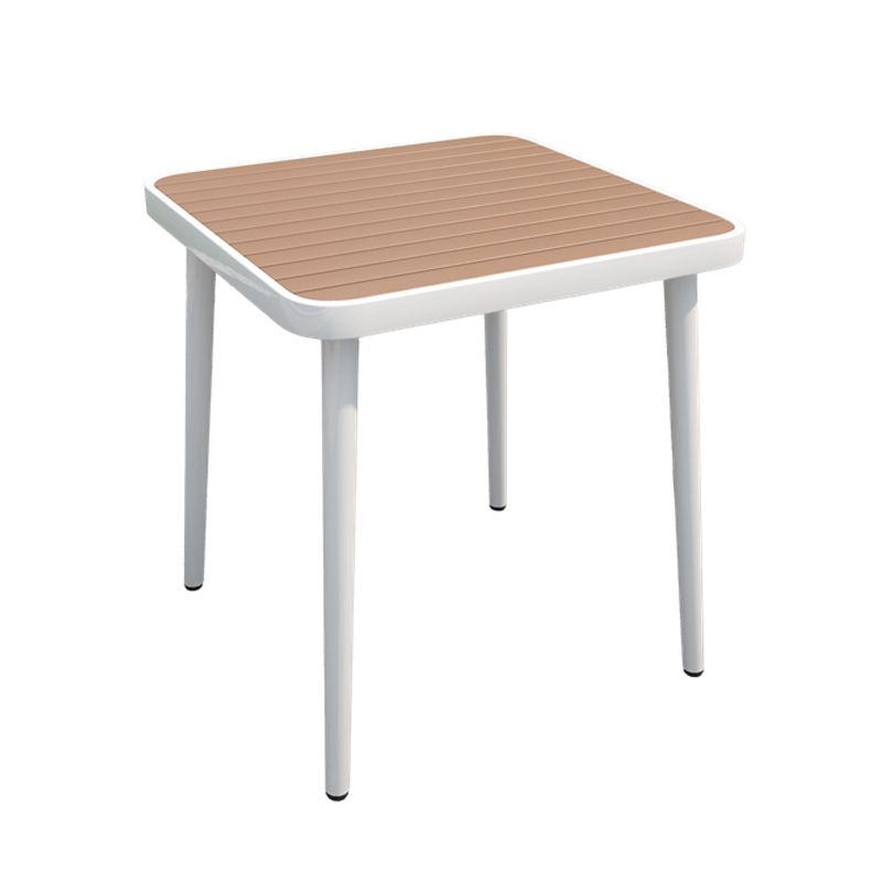 Modern Square Picnic Table Set 1/2/3 Pcs Manufactured Wood Picnic Set