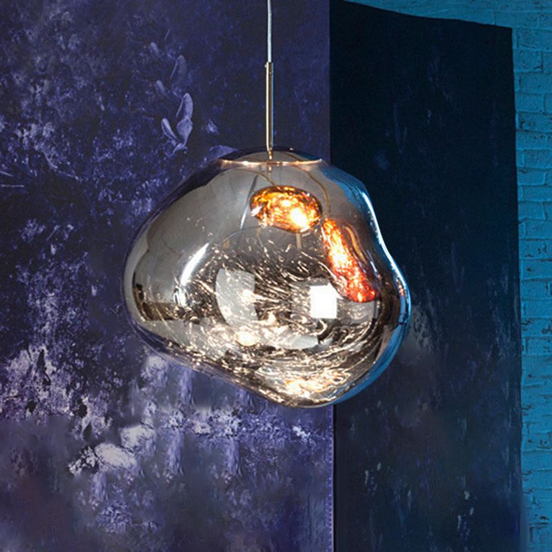 Ein-Bulb-Suspension leichte nordische runde hängende Lampenleuchte für Esszimmer Restaurant