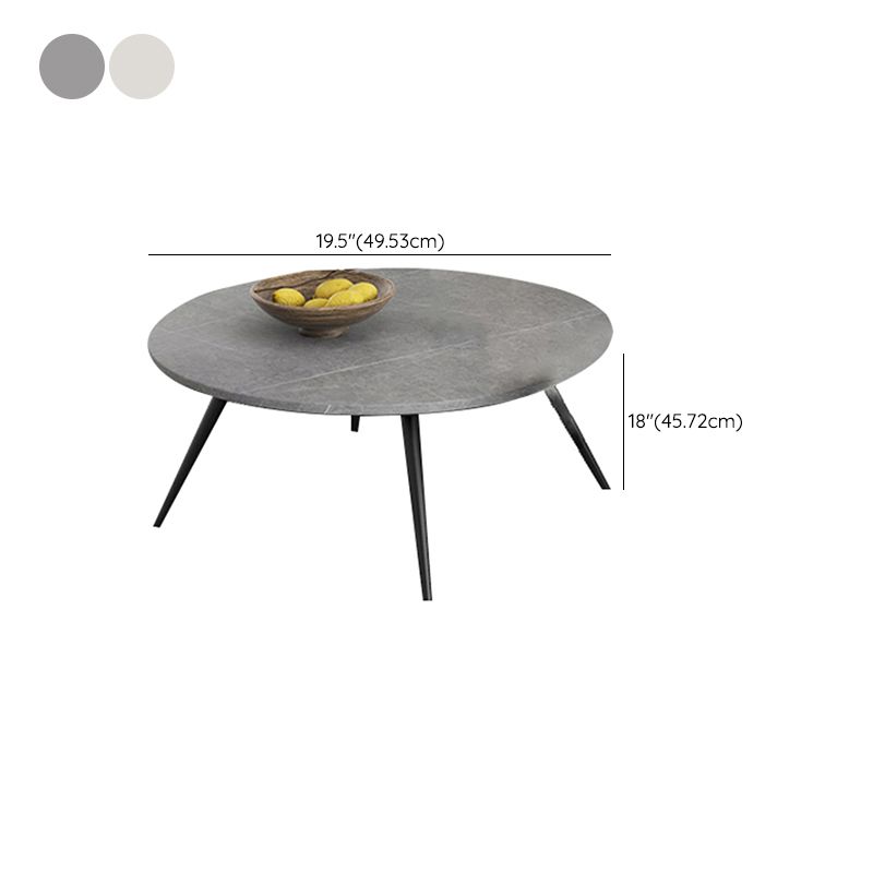 Slate Coffee Table Set Contemporary 4 Legs Coffee Cocktail Table