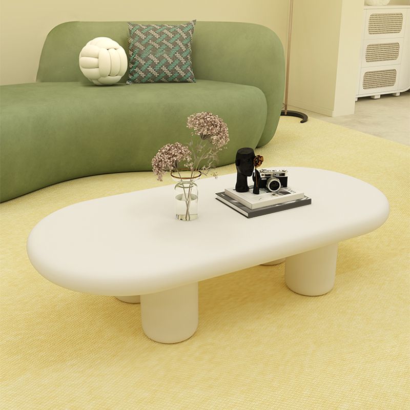 Contemporary Coffee Table 4 Legs Single Coffee Cocktail Table
